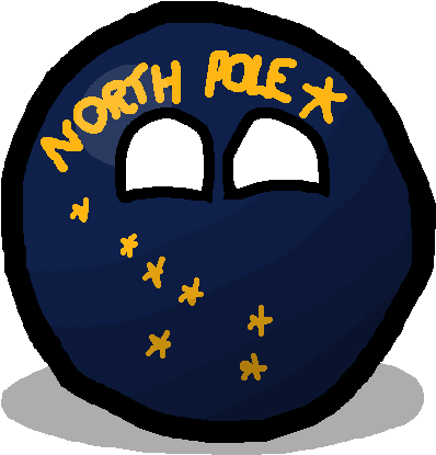 North Poleball - Countryballs Saint Kitts And Nevis (450x450)