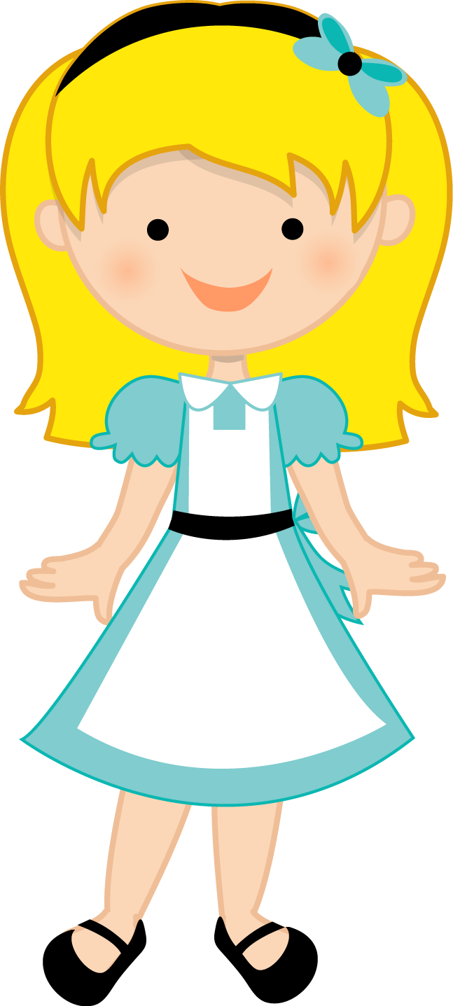 María José Argüeso - Alice No Pais Das Maravilhas Cute Png (647x1437)