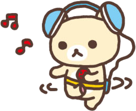 Rilakkuma's Favorite Is Special Sweets From Local Rice - Rilakkuma Gif (500x398)