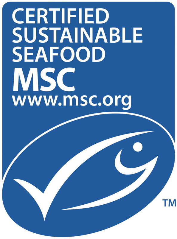 Fish&co Frozen Alaska Pollock Fillets - Sustainable Fishing Logo (594x800)