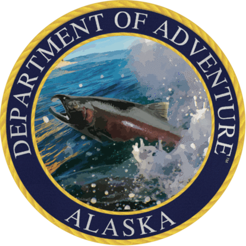 Alaska Department Of Adventure Sticker - Heartsticker.com Kansas Department Of Adventure Sticker (480x480)