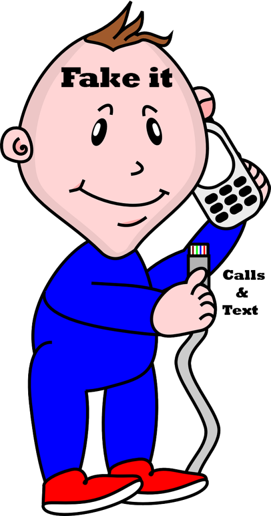 Fake A Call Or Text On Android - Outline Of A Baby (539x1024)