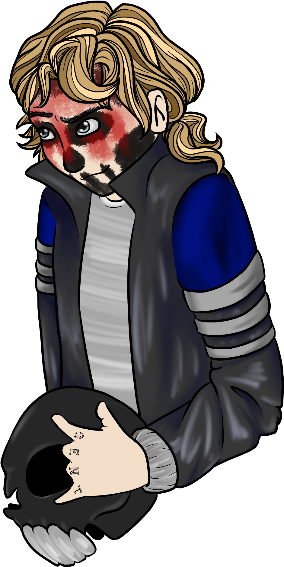 Fake Ah Crew By Wingedmakayla - Achievement Hunter Fake Ah Crew Fan Art (1000x1966)