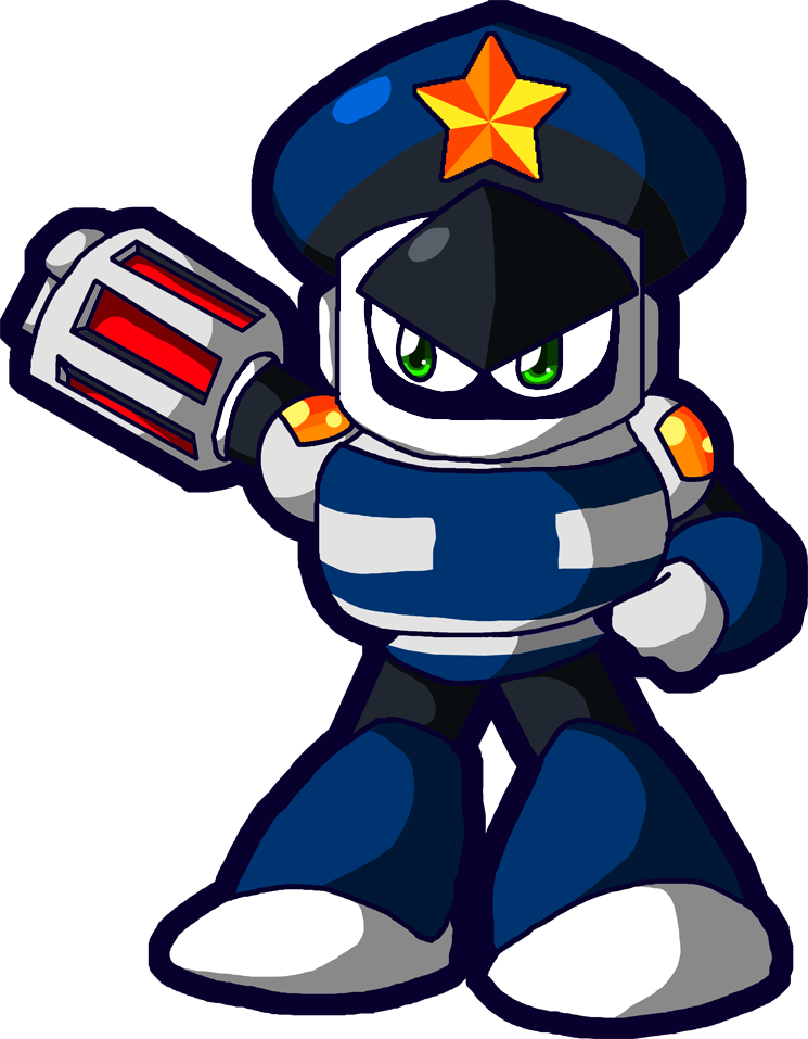 Fake Man Powered Up By Galaxyman Da Awesome - Fake Man Megaman 9 (745x957)