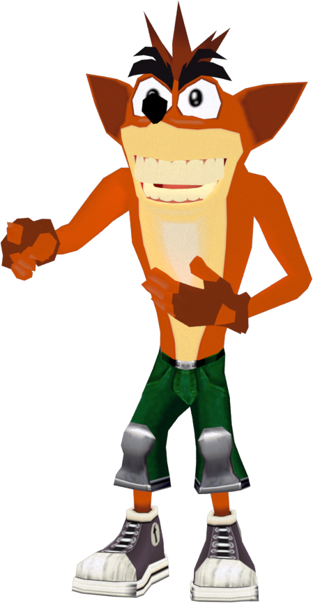 Fake Crash Render By Crasharki - Crash And Fake Crash (449x863)