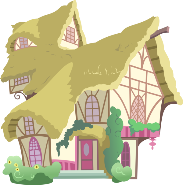 Random Background House By Emedina13 - My Little Pony Friendship Is Magic House (600x605)