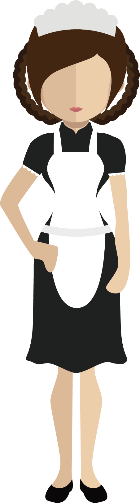 Girl With A Black Cat Drawing Cartoon Nursing - Flat Design (452x1615)