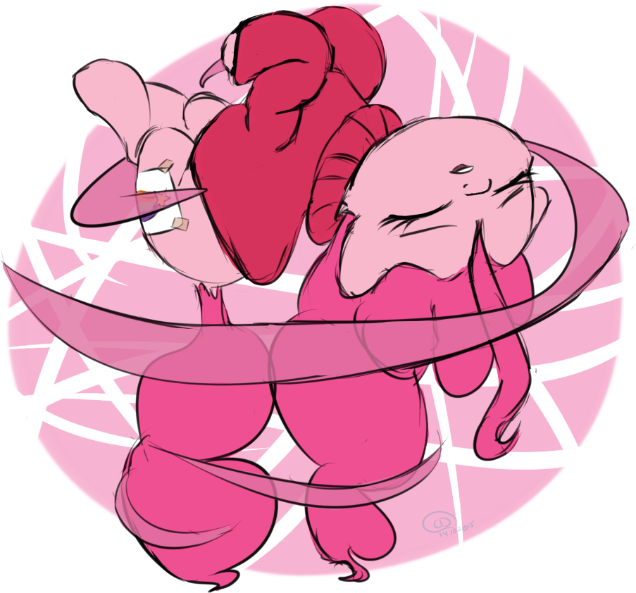 Chibadeer, Clothes, Cosplay, Costume, Eyes Closed, - Mabel Pines E Pinkie Pie (1000x1000)