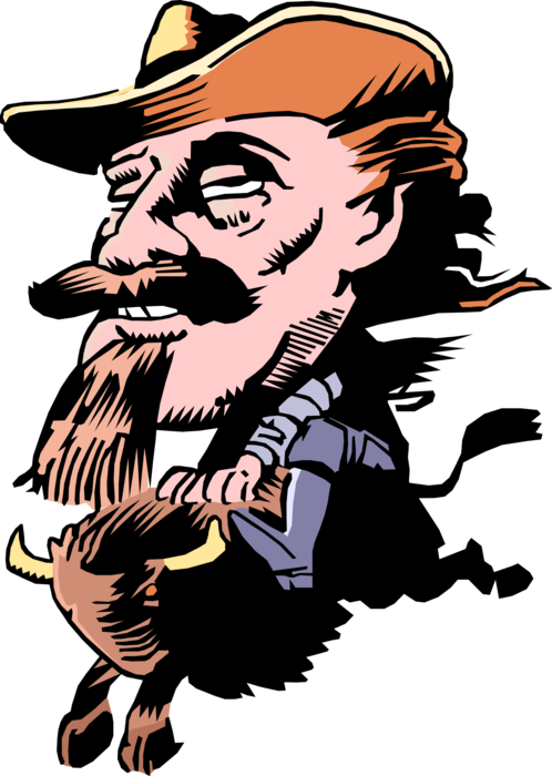 Buffalo Bill Clipart Cartoon - Buffalo Bill Clipart Cartoon (498x700)