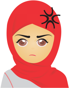Muslim Emoji Set Cute Expressions, Expression, Express, - Transparent Muslim Emoji (360x360)