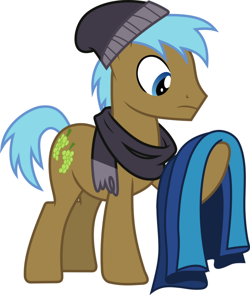 Frownfactory, Background Pony, Beanie, Clothes, Earth - Cartoon (870x1024)