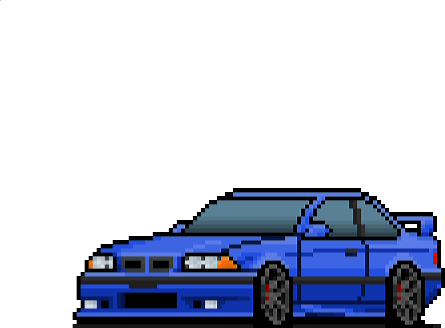 Bmw Pixel Sports Car Png Clipart Download Free Images - Car Pixel Png (1024x1024)