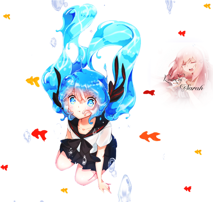 Bottle Miku 12 By Sarah22051999 - Vocaloid (971x823)