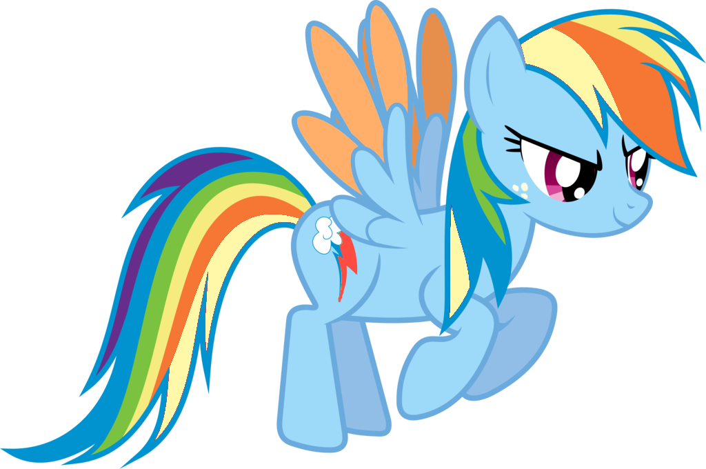 Appuljack, Fake, Rainbow Dash, Rainbow Power, Safe, - Elements Of Insanity Rainbow Dash (1024x680)