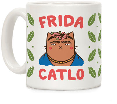 Frida Catlo Coffee Mug - T-shirt (484x484)