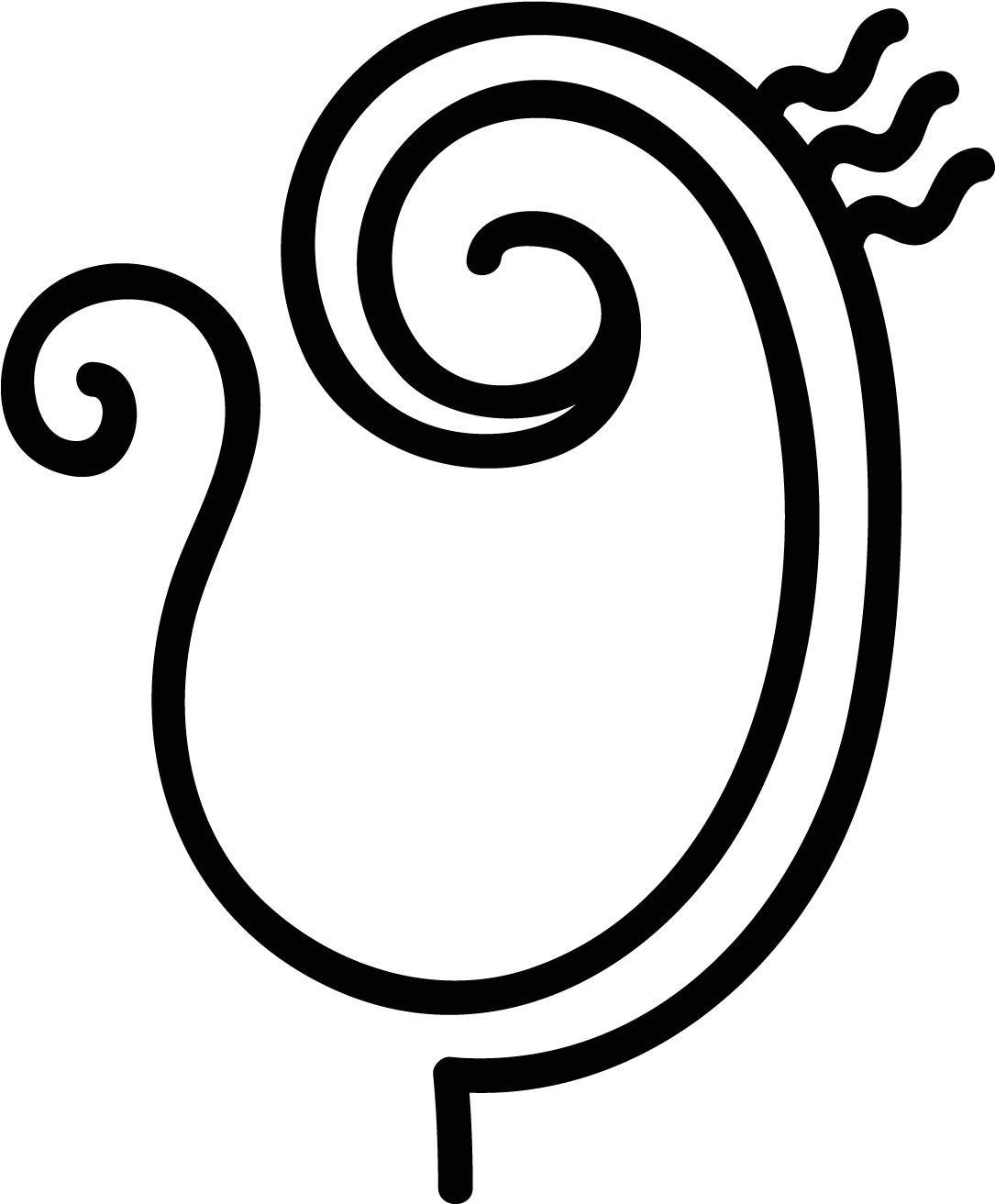 Gypsy Soul Icon - Line Art (1750x1750)