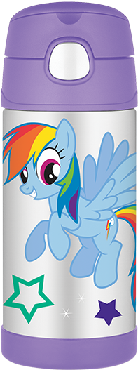 Bottle - My Little Pony Thermos Water Bottle (390x600)
