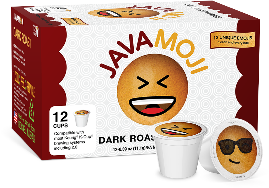 Javamoji, Emoji K-cups, Dark Roast Coffee, 72 Count (1200x1000)