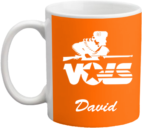 Custom Coffee Mug- Colored Backgrounds - Call University Of Tennessee (500x500)