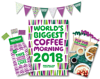 Order Your Free Coffee Morning Kit - World's Biggest Coffee Morning (409x341)