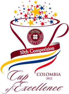 Coffee Beans Clipart Colombian Coffee - Cup Of Excellence (360x360)