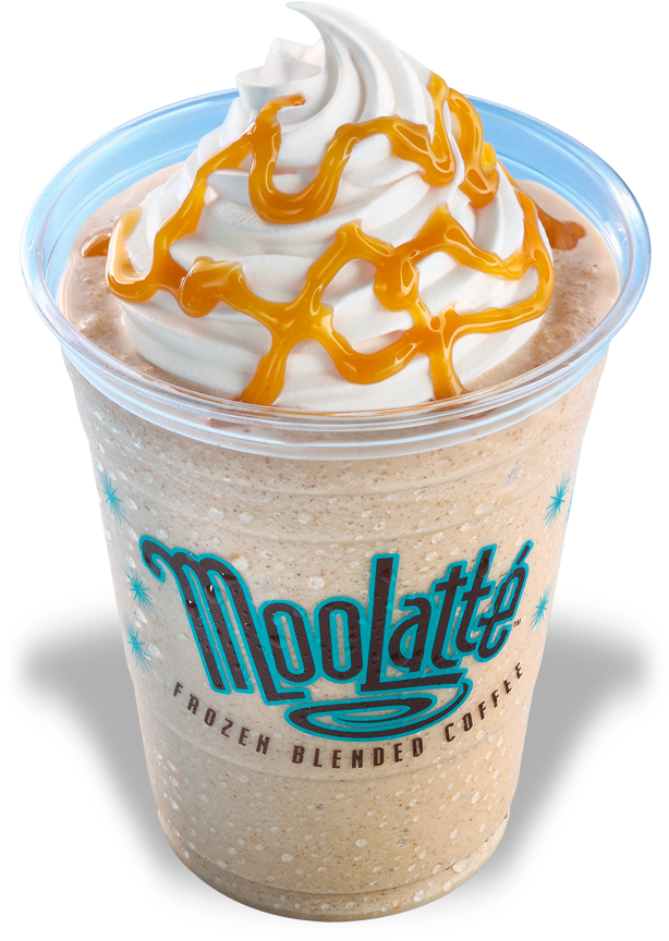 Caramel Moolatté® Premium Blended Coffee - Dairy Queen Caramel Moolatte (940x863)