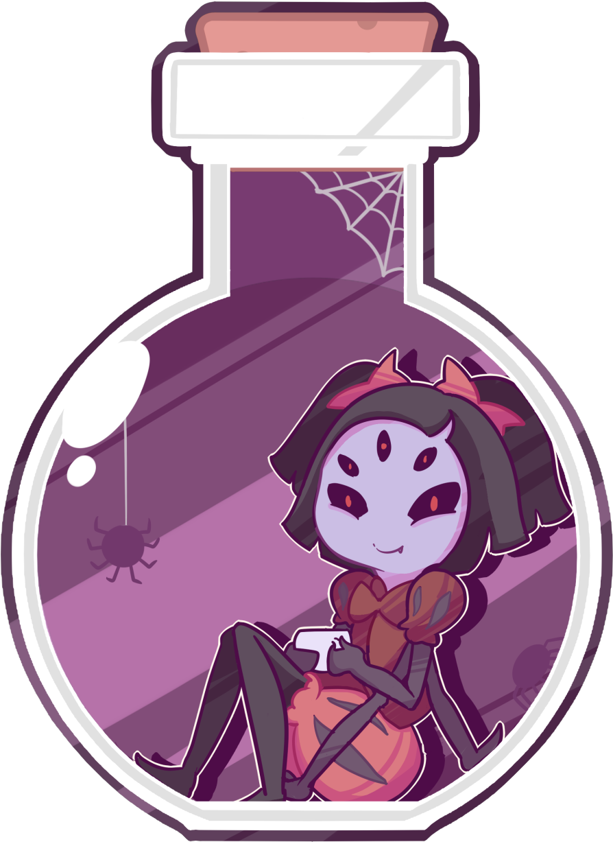 Poison Bottle Cliparts - Anime (1280x1280)