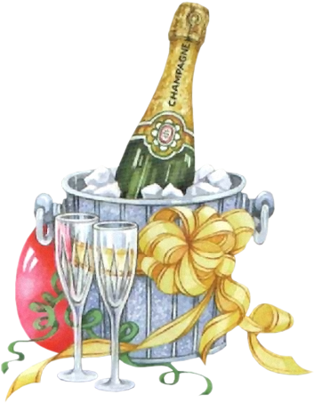 Bottle Clipart Celebration - Birthday (397x486)