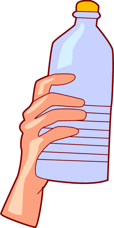 Drinking Water Bottle Clipart (366x727)