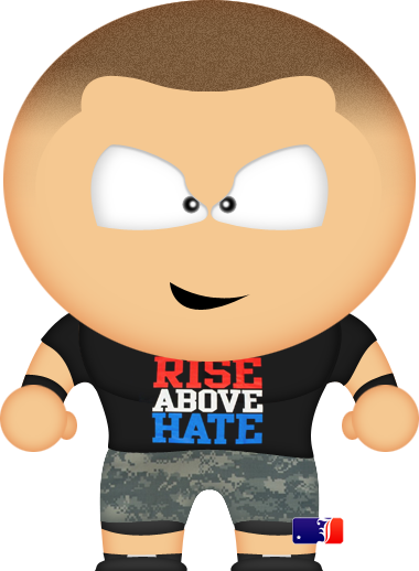John Cena By Spwcol On Deviantart - John Cena Rise Above Hate (380x518)