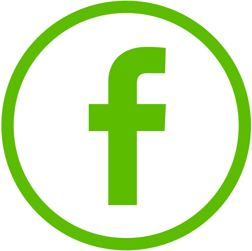 Connect With Us - Facebook Green Icon (500x498)
