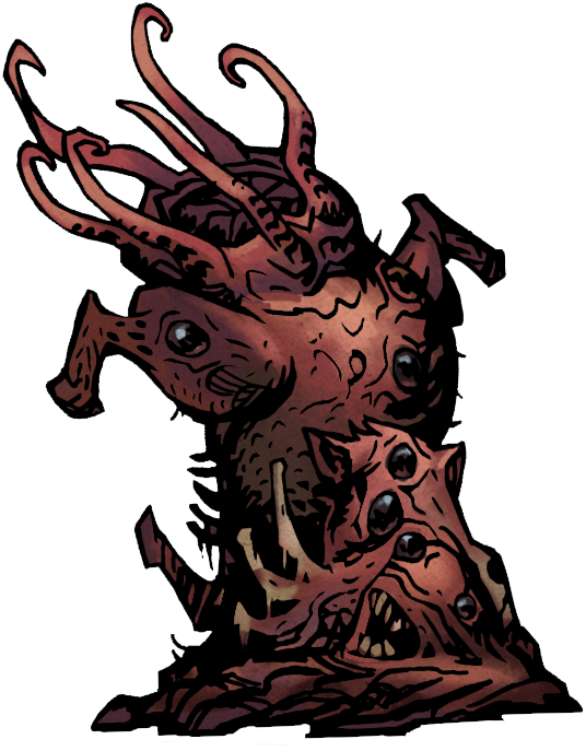 The Formless Flesh - Darkest Dungeon Inchoate Flesh (536x687)