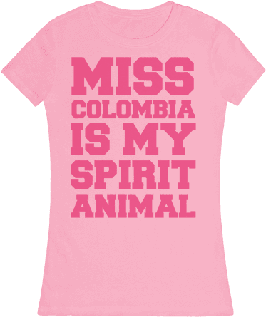 Miss Colombia Is My Spirit Animal Womens T-shirt - Betty And Veronica Shirts (484x484)