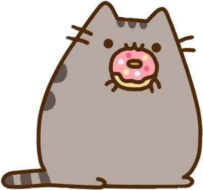 Pusheen Harry Potter Transparent Png - Pusheen The Cat Donut (400x400)