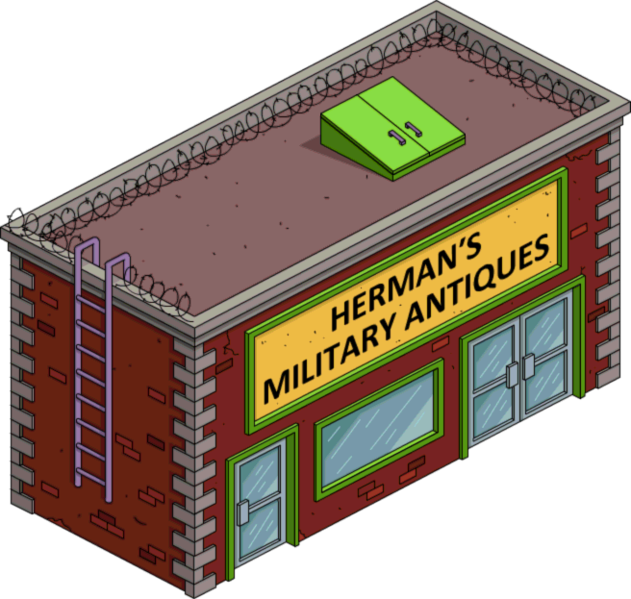 Tsto Level30 Herman Militart Antiques - Tapped Out Herman's Military Antiques (631x599)
