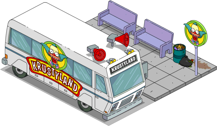 Tsto Krustyland Shuttlebus - Portable Network Graphics (881x512)
