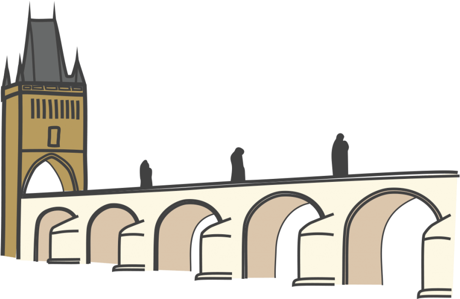 Charles Bridge Tower Bridge Golden Gate Bridge Sydney - Charles Bridge Prague Silhouette (1024x618)