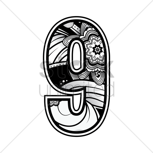 Argentina Clipart Number - Number (600x600)