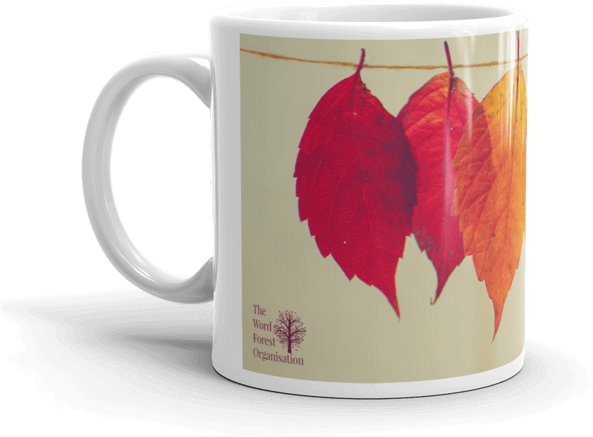 Colour Leaf Mug - Meghan And Harry Wedding Cartoons (1000x1000)