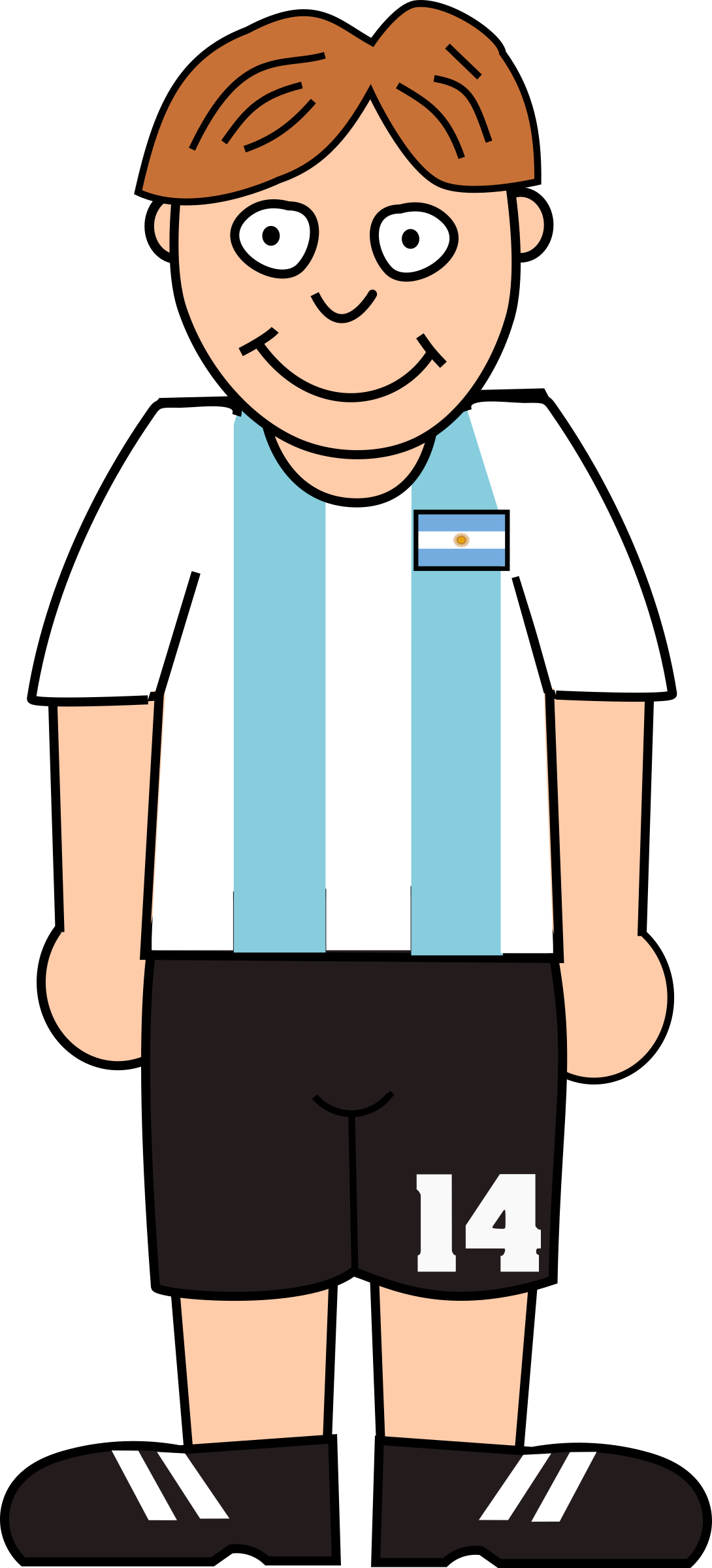Big Image - World Cup Soccer Player Clipart Png (1090x2400)