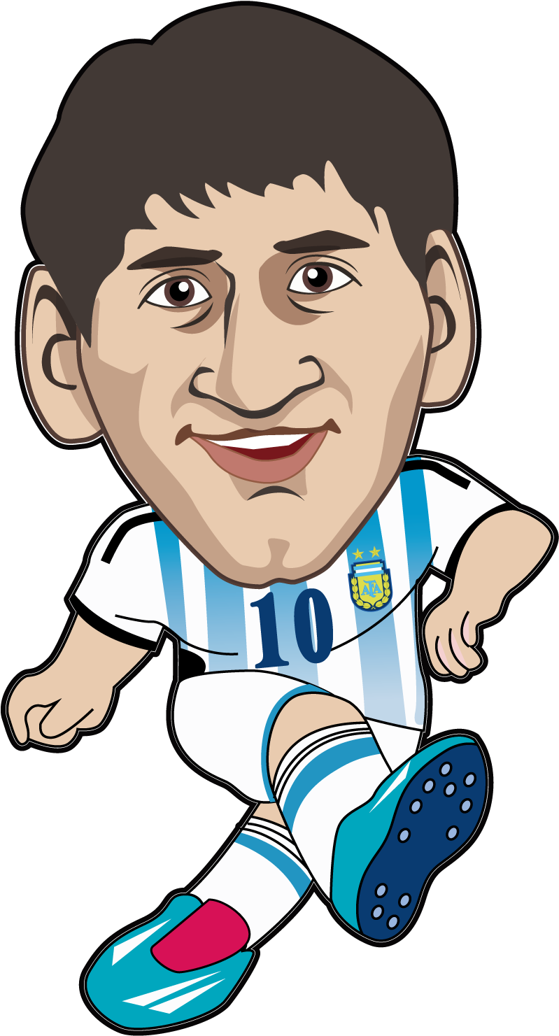 Lionel Messi Clipart Messi Argentina - Lionel Messi Cartoon (1500x1500)