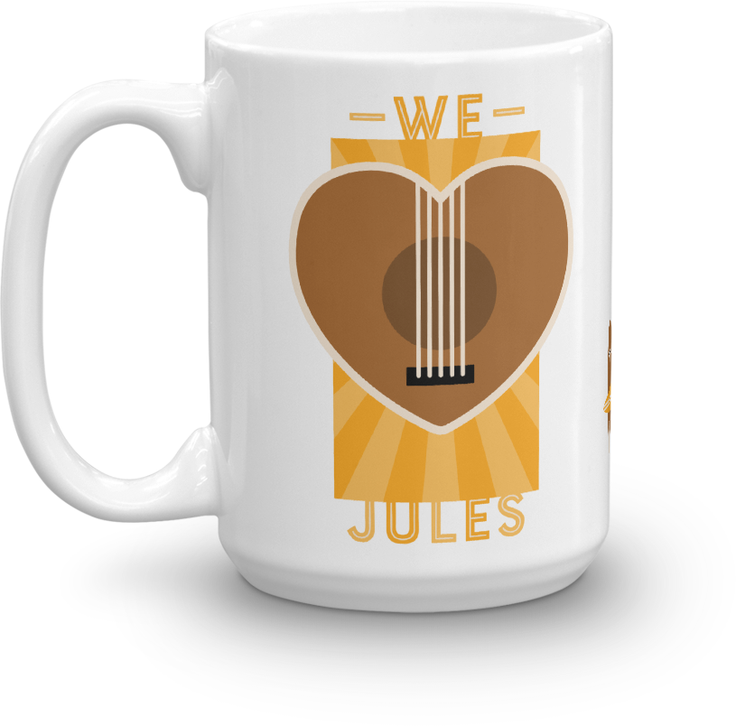 We Love Jules Mug - Late Night With Seth Meyers 15 Oz White Ceramic Mug (815x804)
