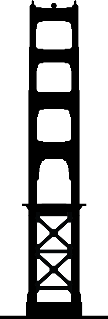 The Golden Gate Bridge - Golden Gate Bridge (356x1051)