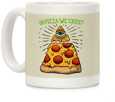 In Pizza We Crust Coffee Mug - Crust (484x484)