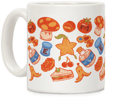 Gamer Food Items Coffee Mug - Gamer Food Items Tote Bag: Funny Tote Bag From Lookhuman. (484x484)