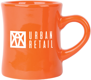 Orange Diner Mug - Mug (420x420)