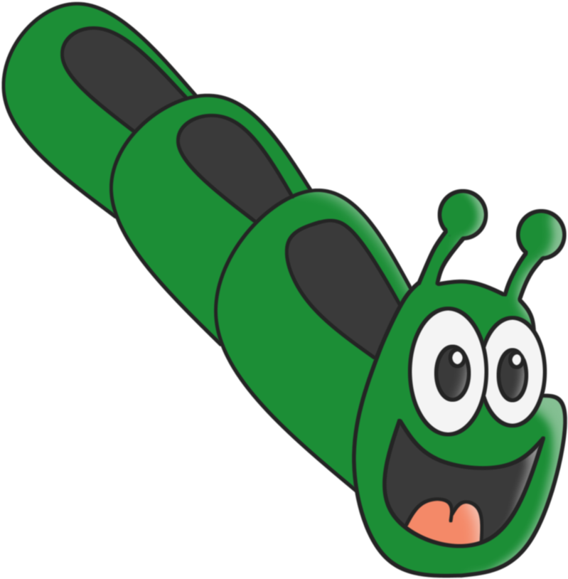 The Caterpillar Roller Coaster By Sumperson - Cartoon (901x887)