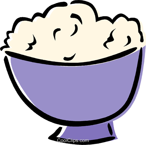 Drawn Potato Line Art - Mashed Potatoes Clipart Png (719x700)