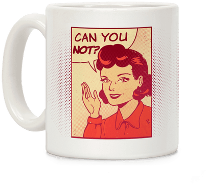 Can You Not Vintage Comic Panel Coffee Mug - Comics (484x484)