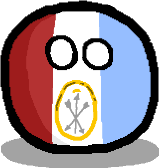 1816, Member Of The Argentinian Federation Since - Rio Grande Do Sul Countryball (426x426)